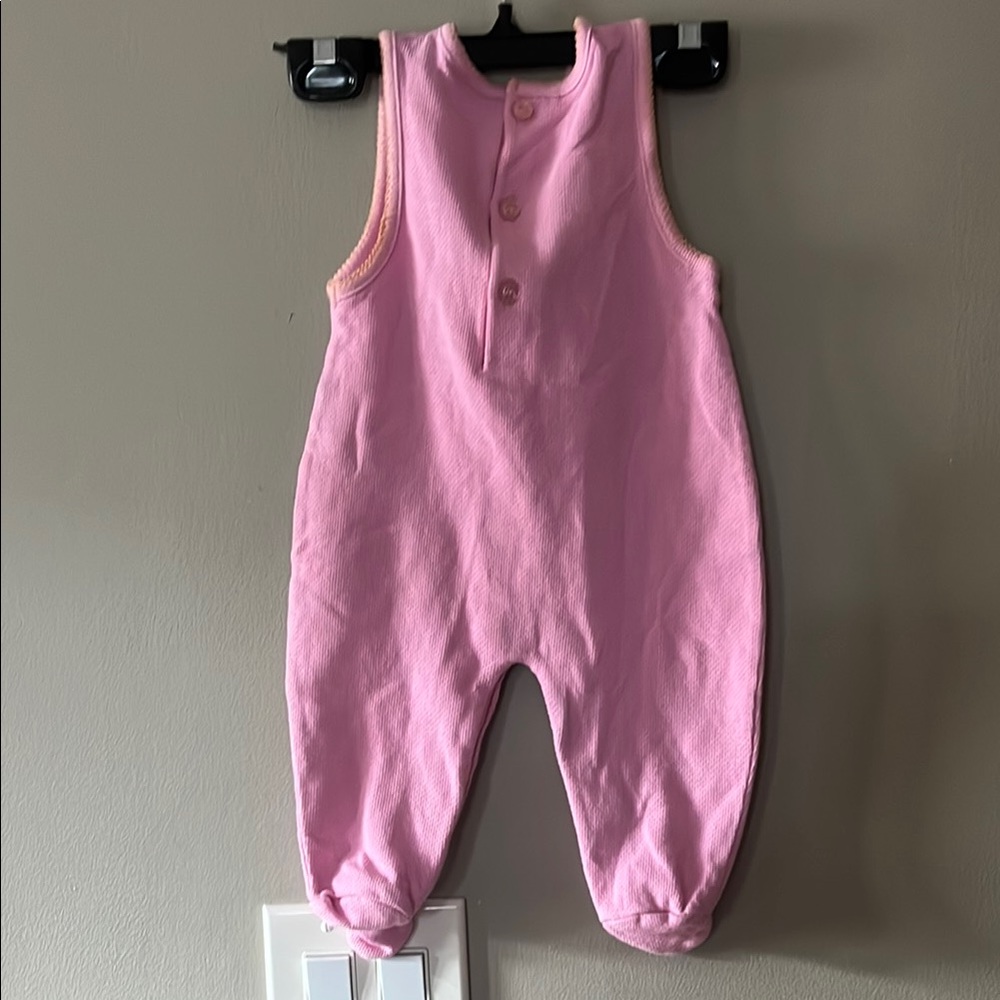 Pink Baby Romper with Winnie the Pooh Embroidered Design - Picture 5 of 5